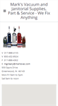 Mobile Screenshot of marksvac.com